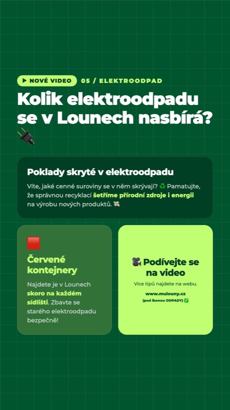 Příspěvek Louny třídí