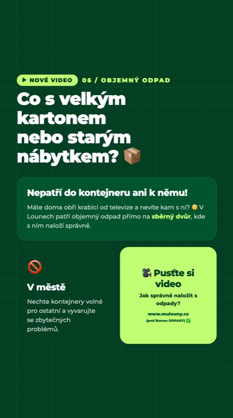 Příspěvek Louny třídí